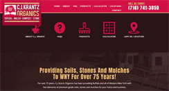 Desktop Screenshot of cjkrantztopsoil.com