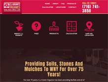 Tablet Screenshot of cjkrantztopsoil.com